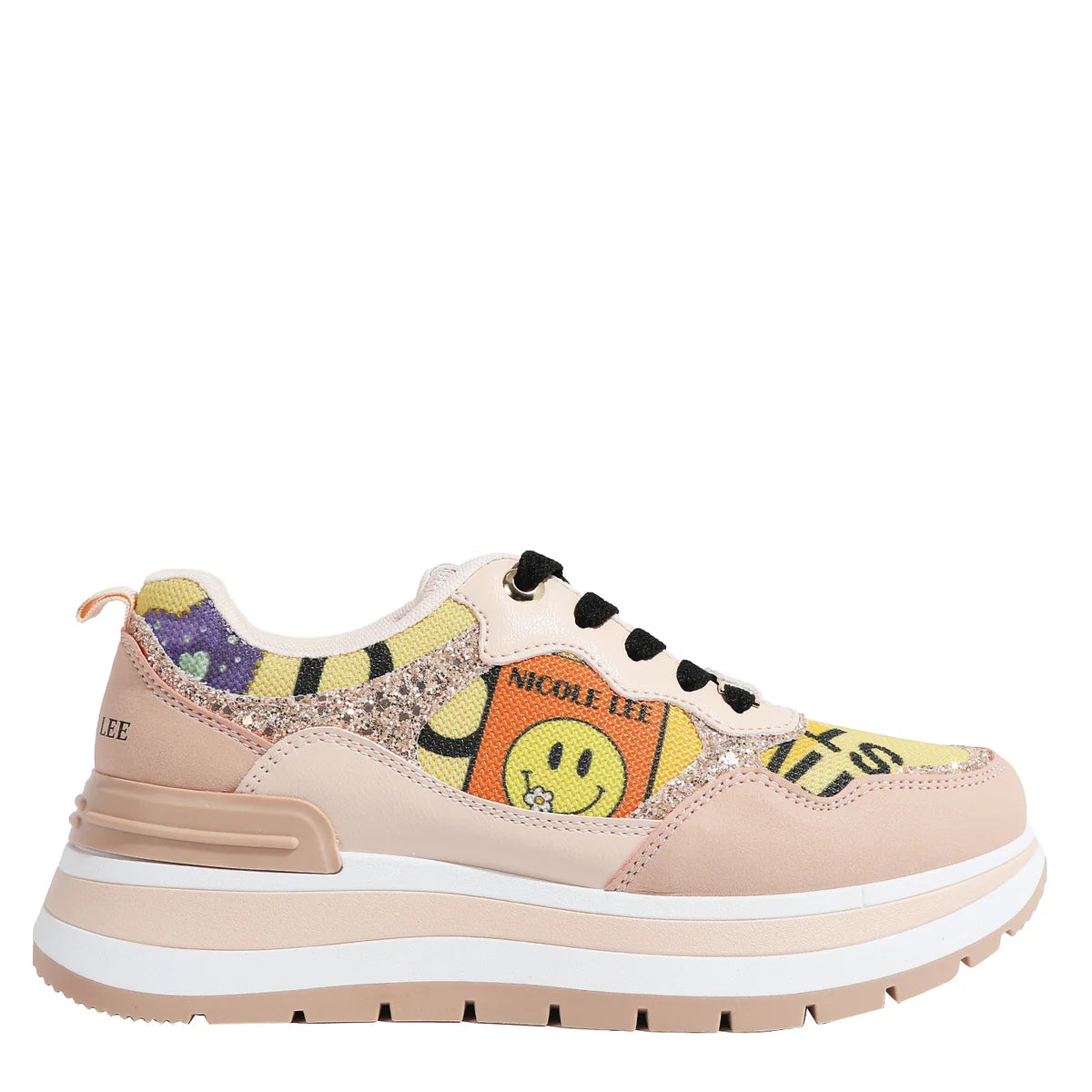 FASHION GLITTER SNEAKERS - TS23107 VIRTUAL FRIEND / NAIL POLISH / SUN AND SAND / QUEEN CLEOPATRA / BEST SMILE /
