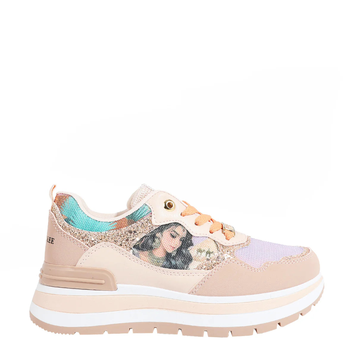 FASHION GLITTER SNEAKERS - TS23107 VIRTUAL FRIEND / NAIL POLISH / SUN AND SAND / QUEEN CLEOPATRA / BEST SMILE /