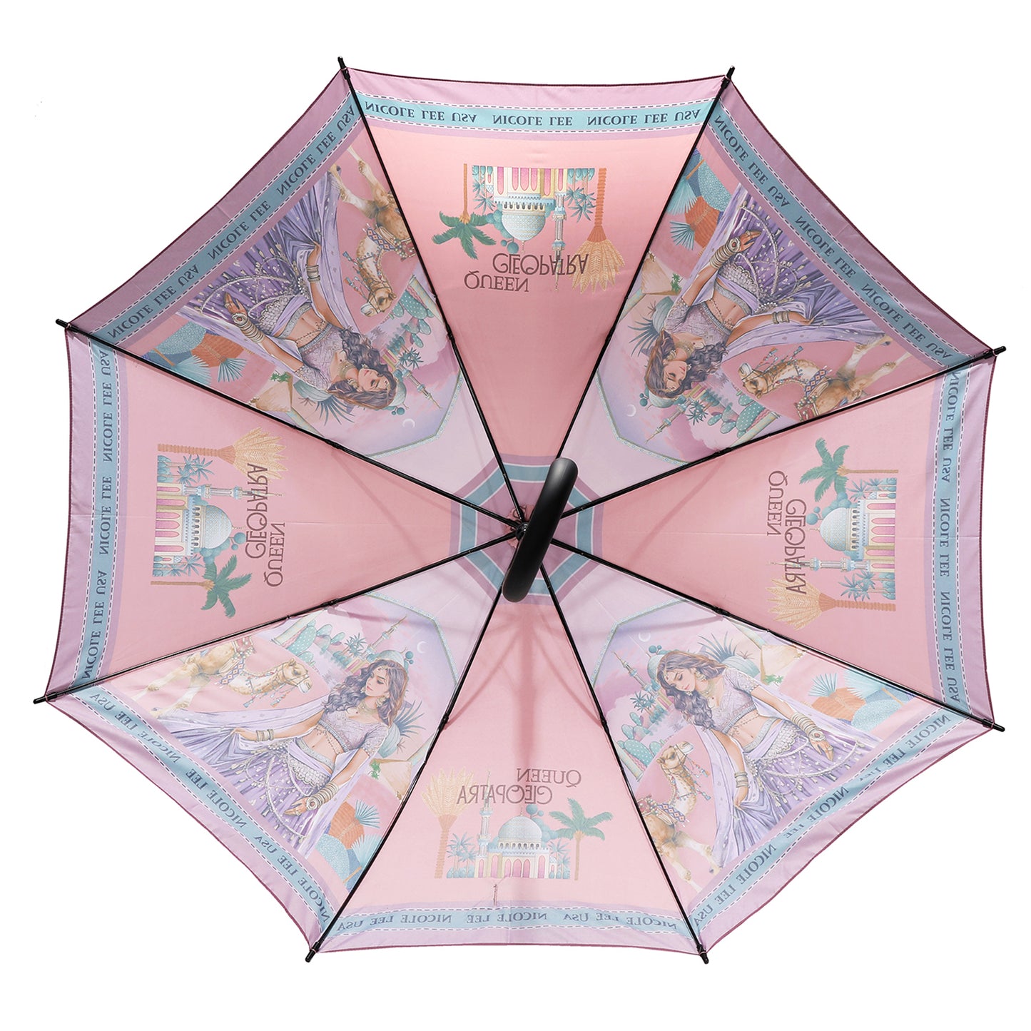 DOORMAN UMBRELLA - UMB7828 SUN AND SAND / QUEEN CLEOPATRA / DREAM COMES TRUE