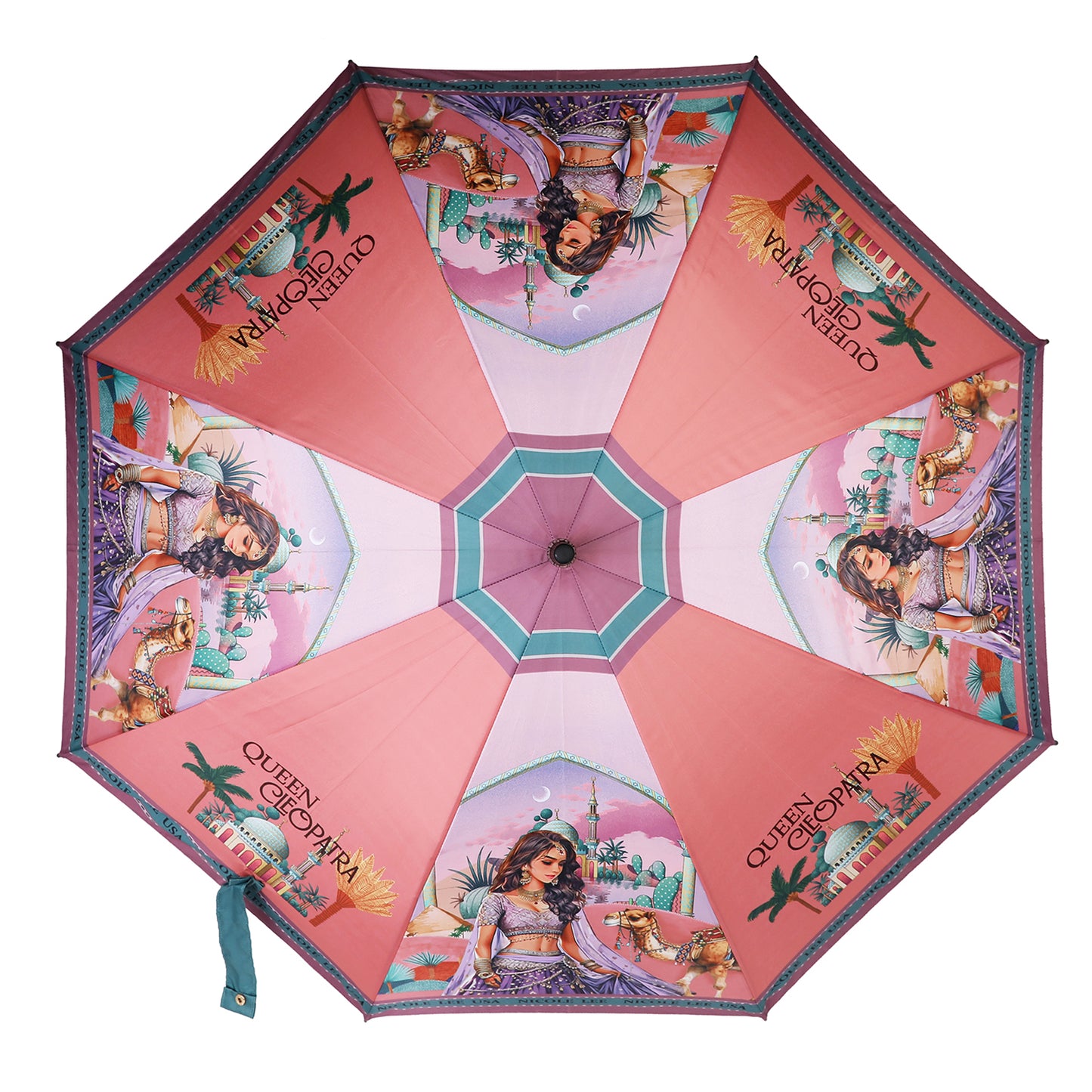 DOORMAN UMBRELLA - UMB7828 SUN AND SAND / QUEEN CLEOPATRA / DREAM COMES TRUE