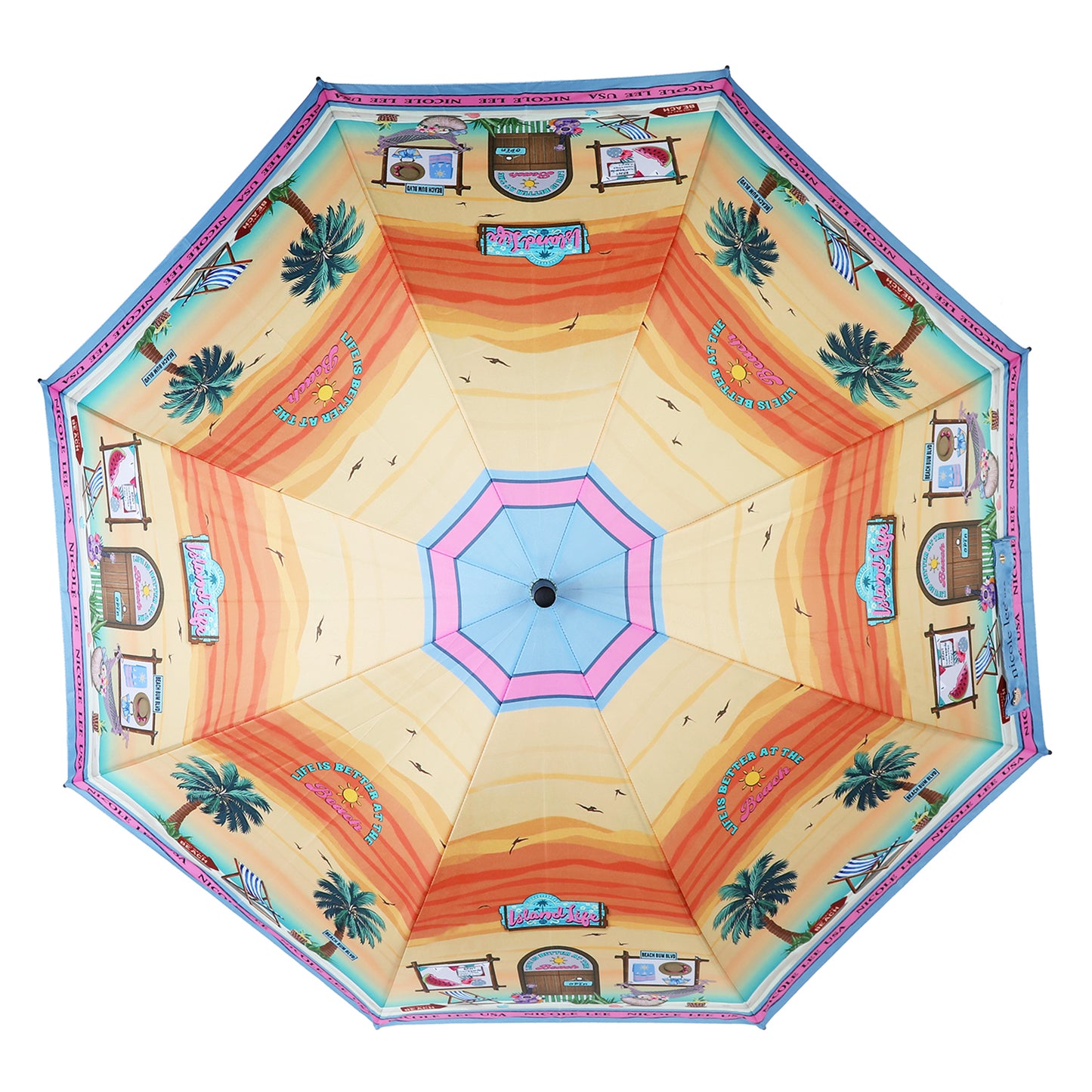 DOORMAN UMBRELLA - UMB7828 SUN AND SAND / QUEEN CLEOPATRA / DREAM COMES TRUE