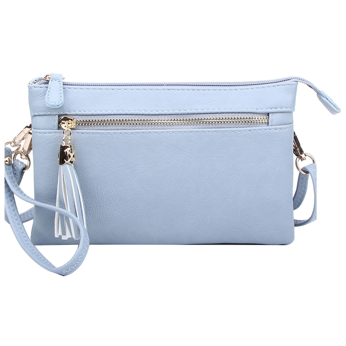 WU021 Small multi compartment fashion crossbody bag wristlet