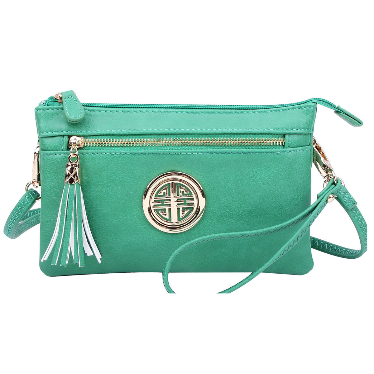 WU021L Small multi compartment fashion crossbody bag wristlet