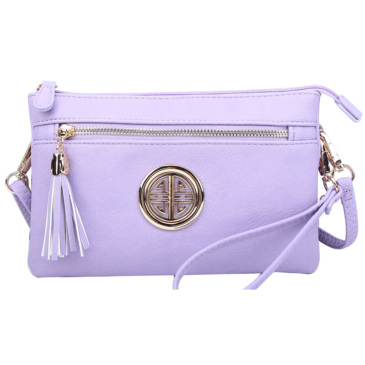 WU021L Small multi compartment fashion crossbody bag wristlet