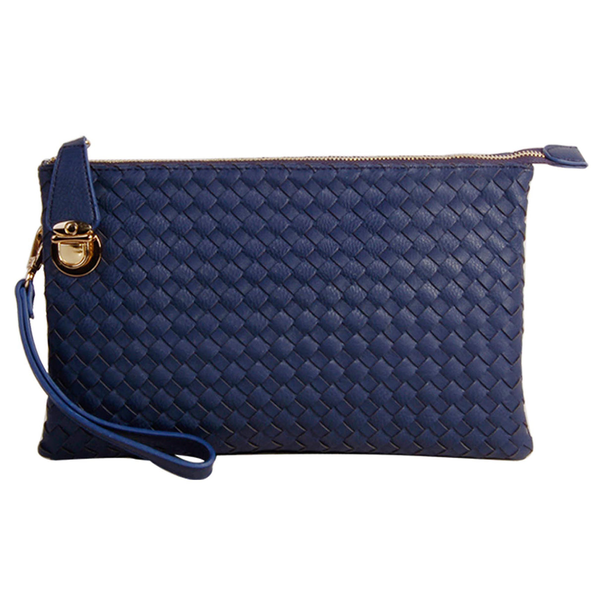 WU042 Fashion Woven Clutch Crossbody Bag