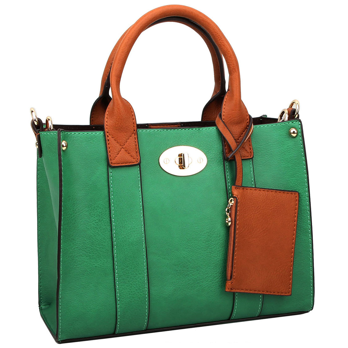 WU061 Fashion 3-in-1 Boxy Satchel