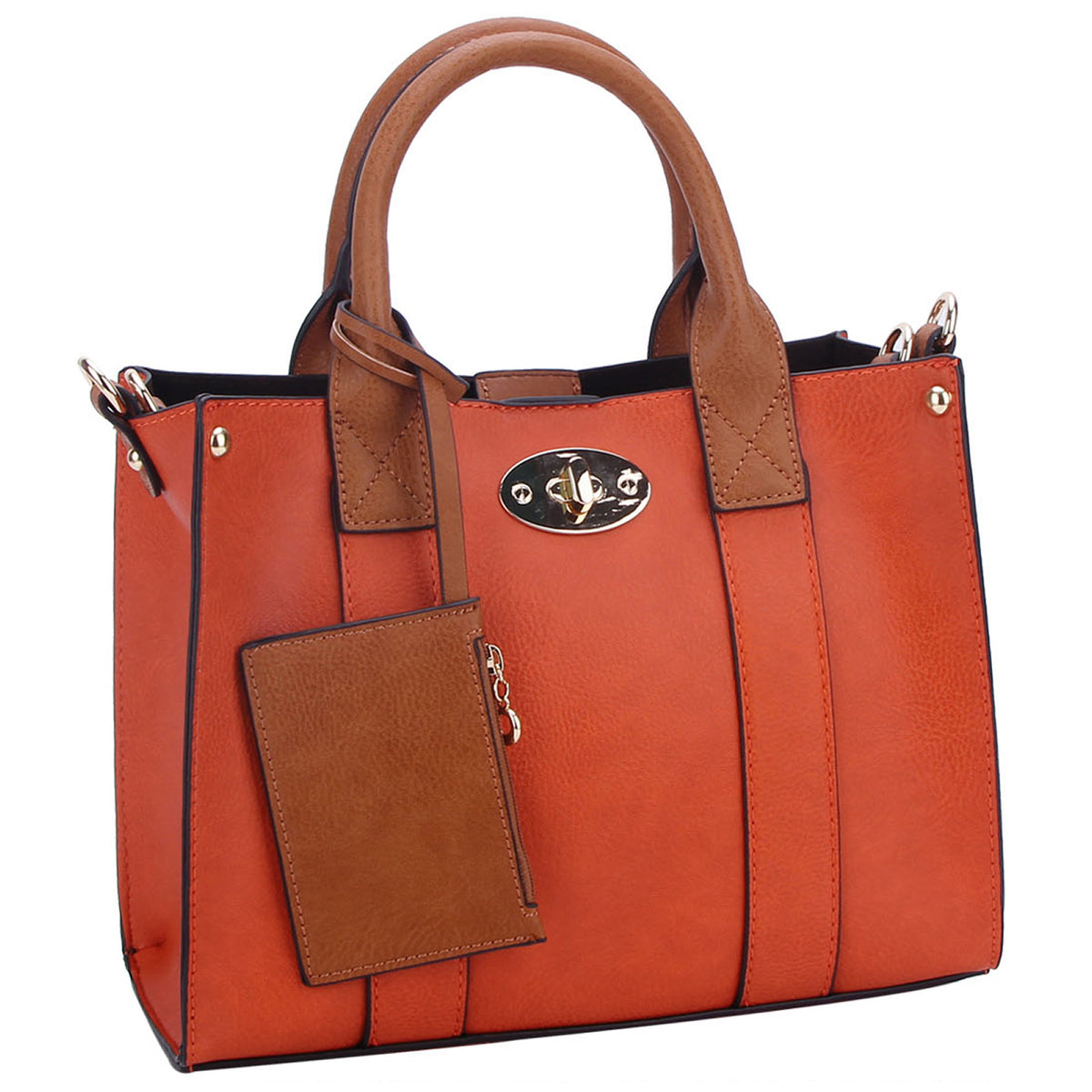 WU061 Fashion 3-in-1 Boxy Satchel