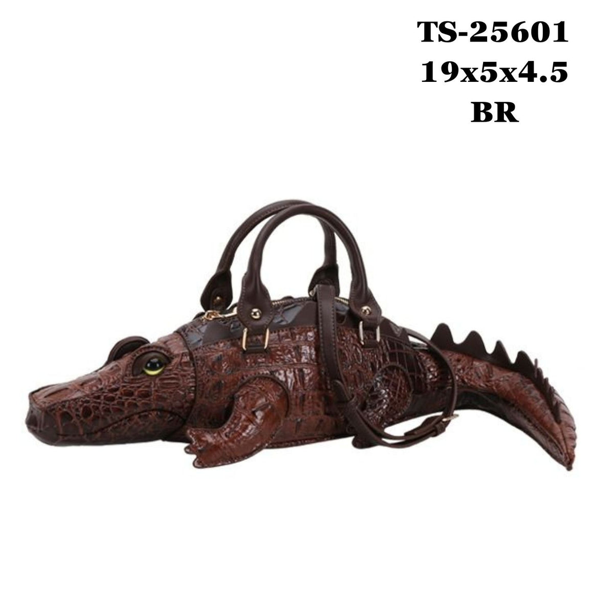 Funny Crocodile Shaped Shoulder Bag PTS-25601