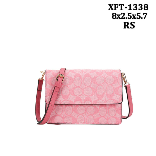 Monogram Crossbody Flap Bag PXFT-1338