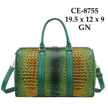 Tie-dyed Crocodile Duffle Bag CE-8755