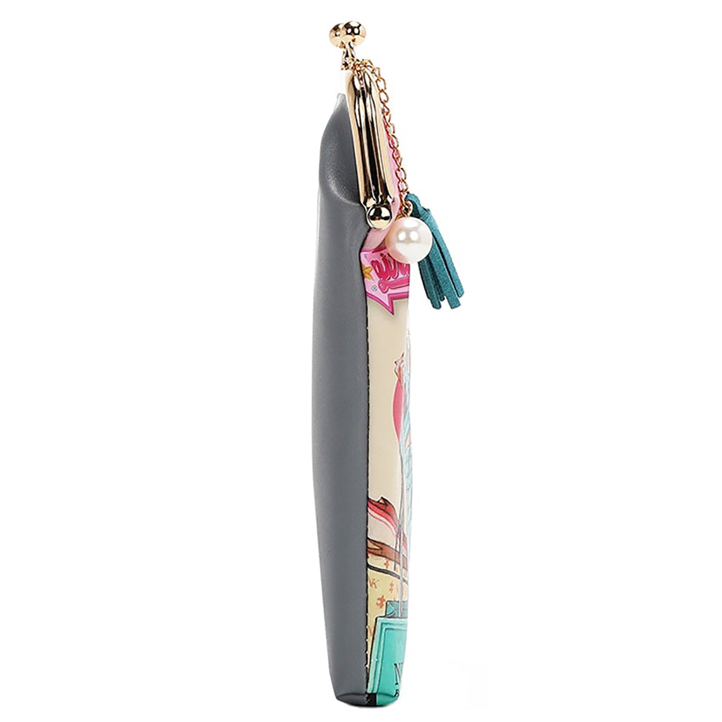 NK20340 NIKKY KISSLOCK PHONE AND SUNGLASS PURSE