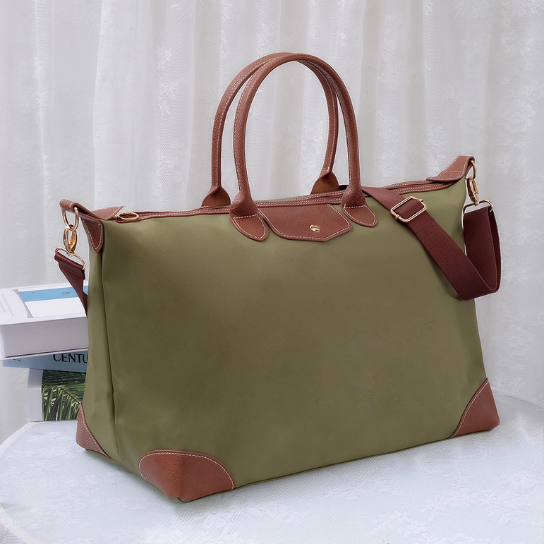 HM786 Nylon Flap Overnight Duffle Bag