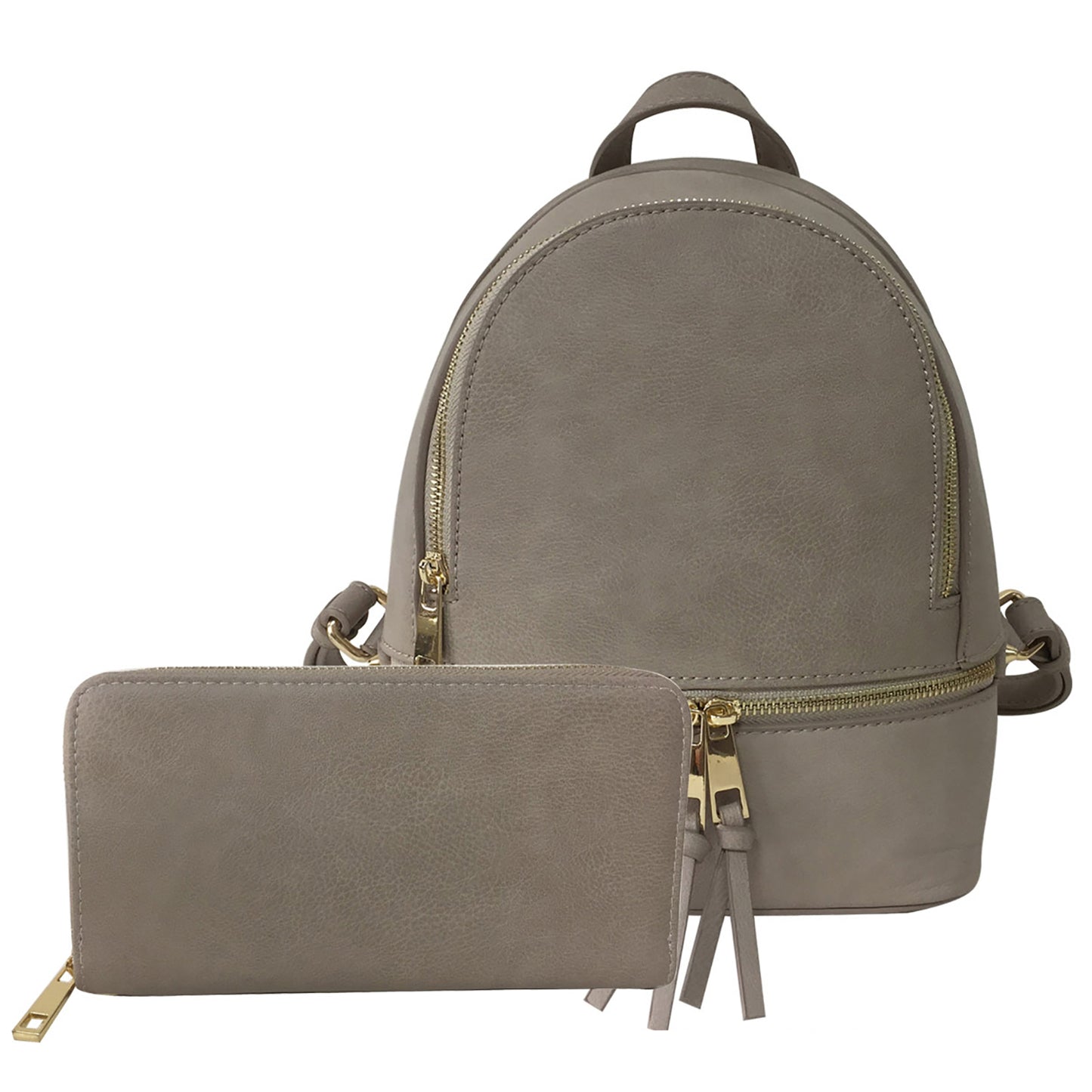 LP1082 Fashion Zipper Classic Backpack &amp; Walle