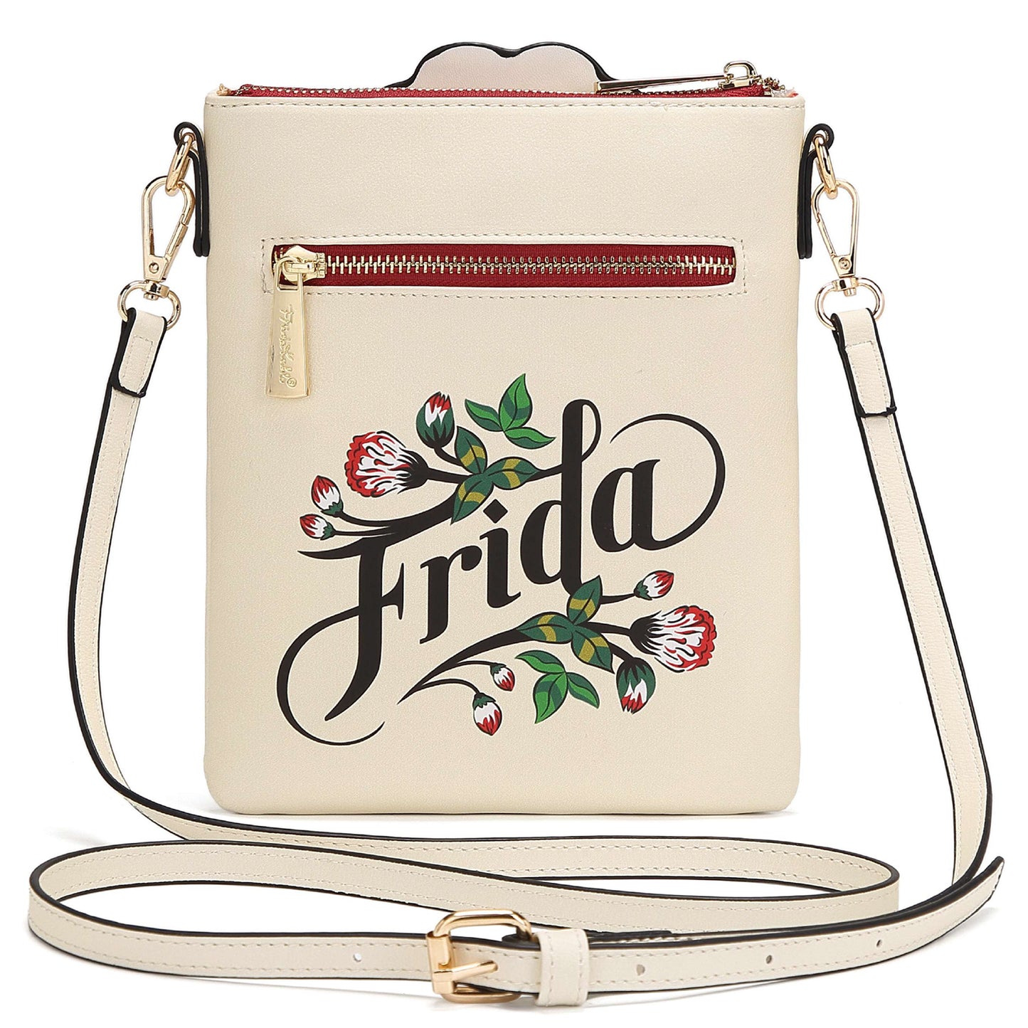 FA408 Frida Kahlo Crossbody Bag