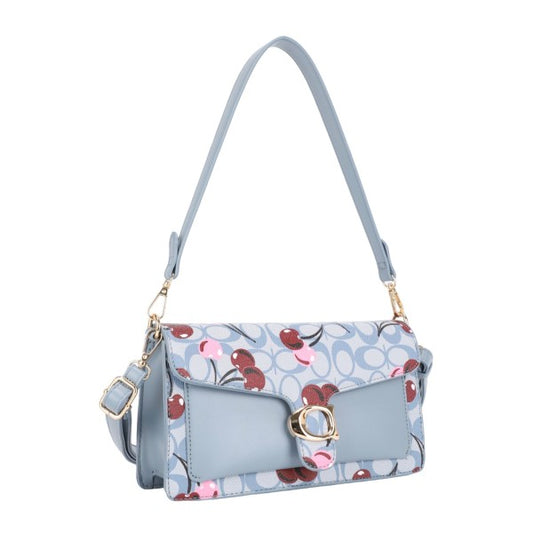 ZM-20723B    Cherry Pattern Design Shoulder Bag