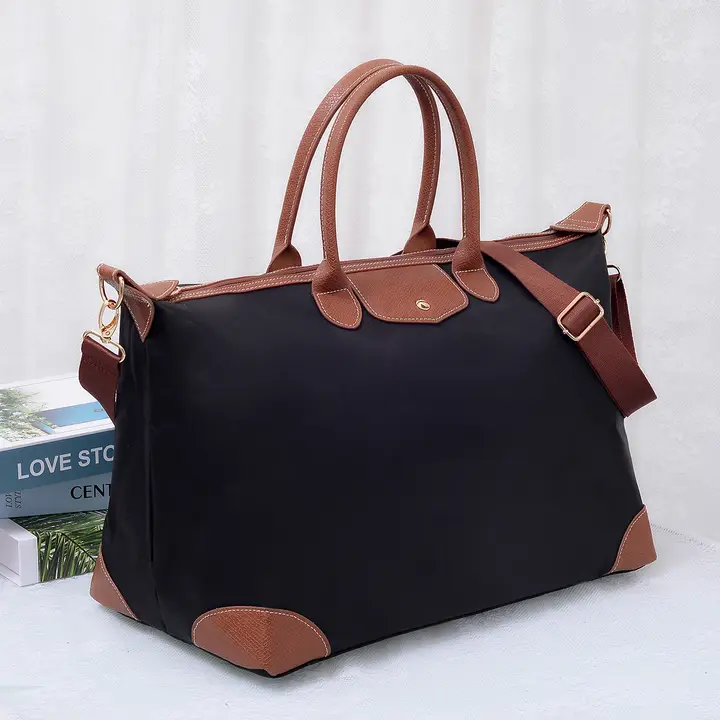 HM786 Nylon Flap Overnight Duffle Bag