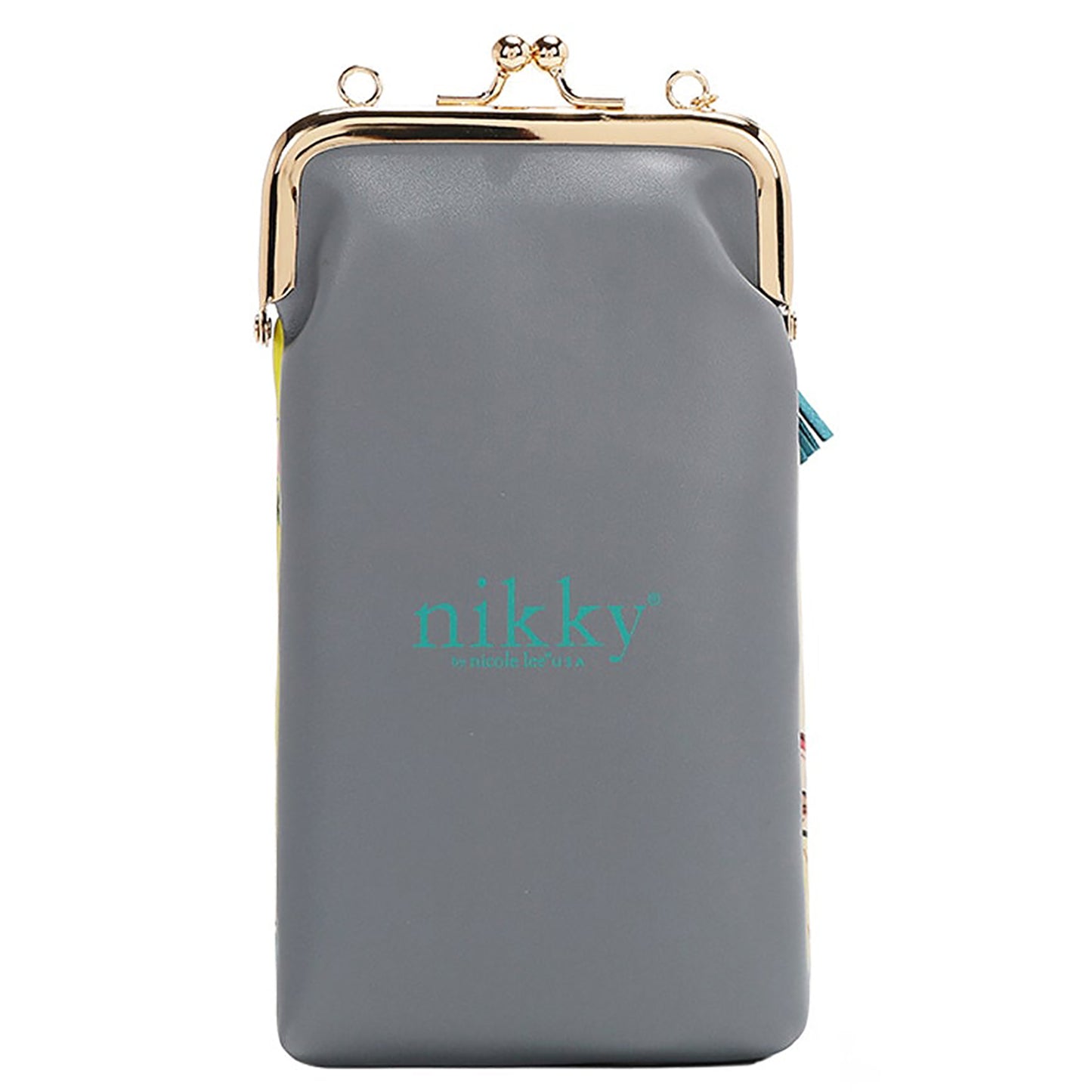 NK20340 NIKKY KISSLOCK PHONE AND SUNGLASS PURSE
