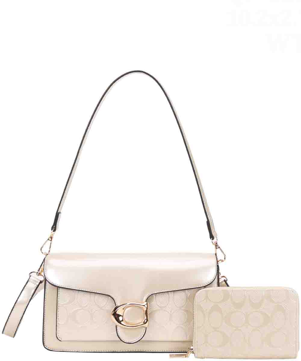 QP-1225-A Fashion Shoulder Bag With Wallet Set