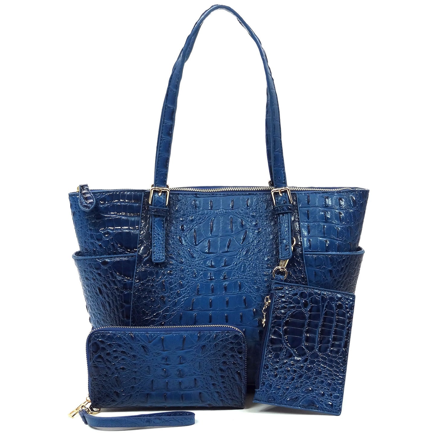 AC1009W Croc Alligator 3-in-1 Shopper Set