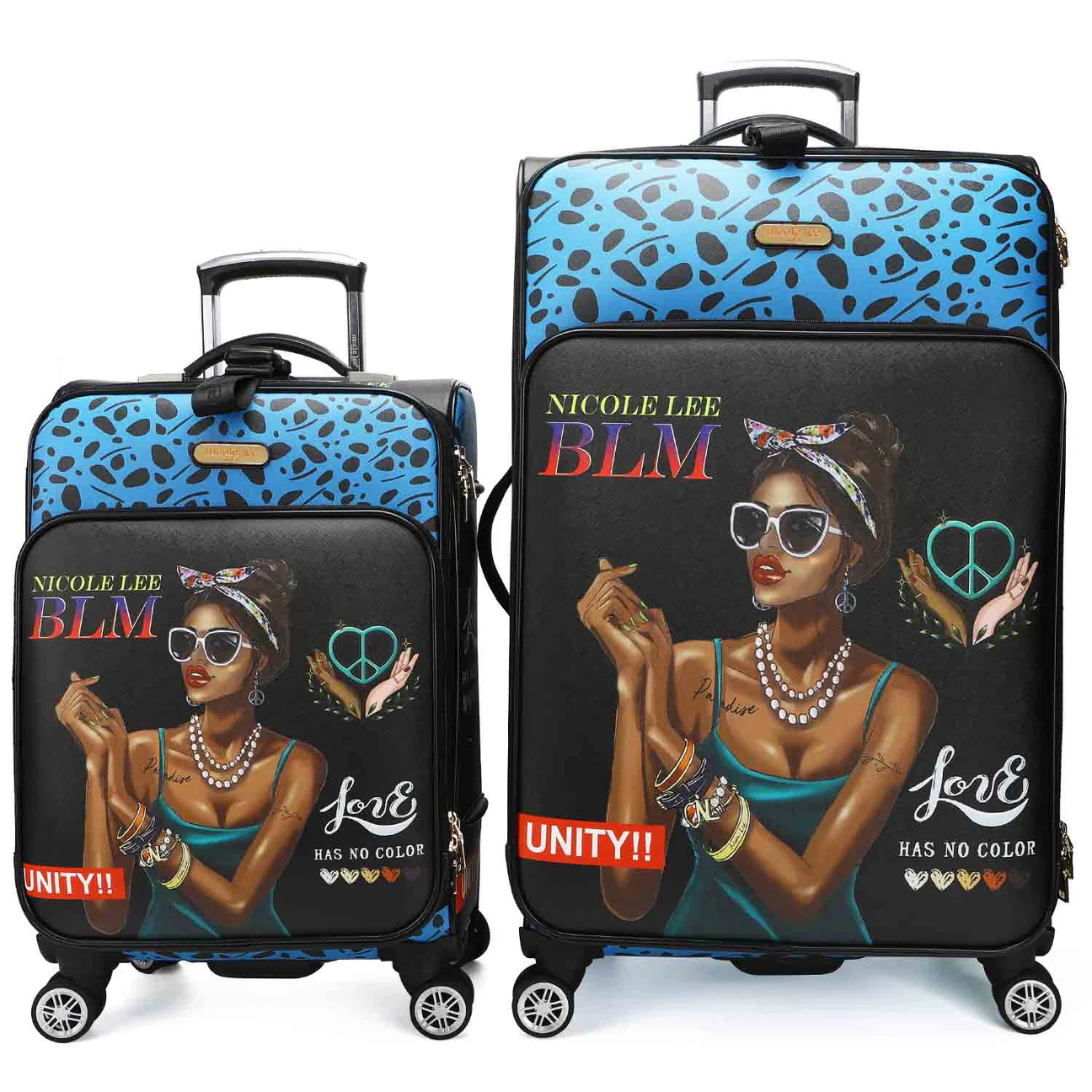 LATOYA LOVES WHO SHE IS 2 PIECE LUGGAGE SET