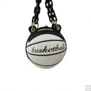 6673 Basket Ball Shape Shoulder Bag