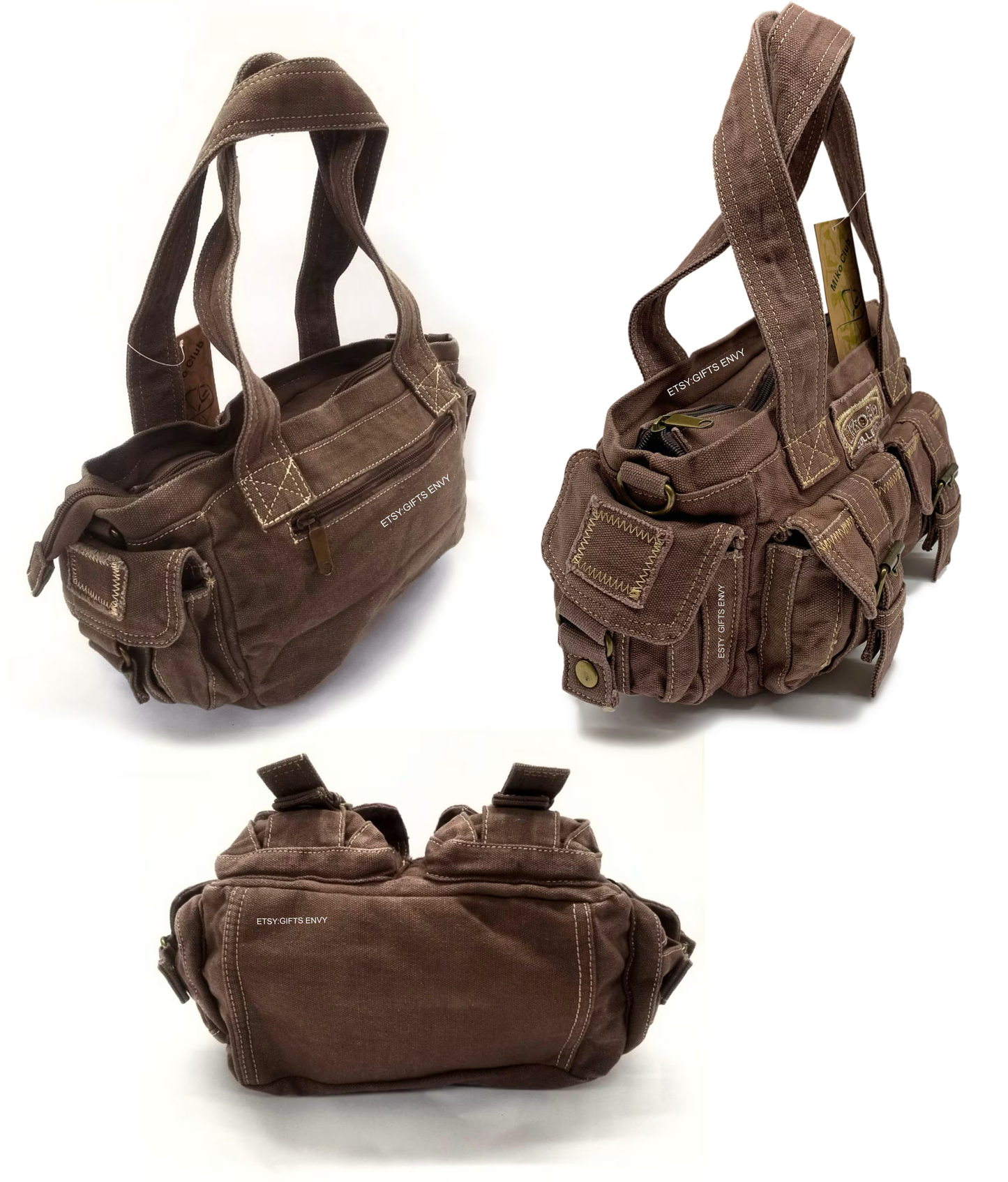 L1007 SMALL 12 INCHES WIDTH CANVAS MIKO CLUB