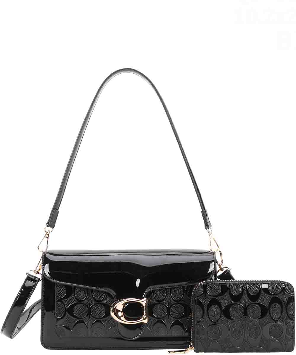 QP-1225-A Fashion Shoulder Bag With Wallet Set
