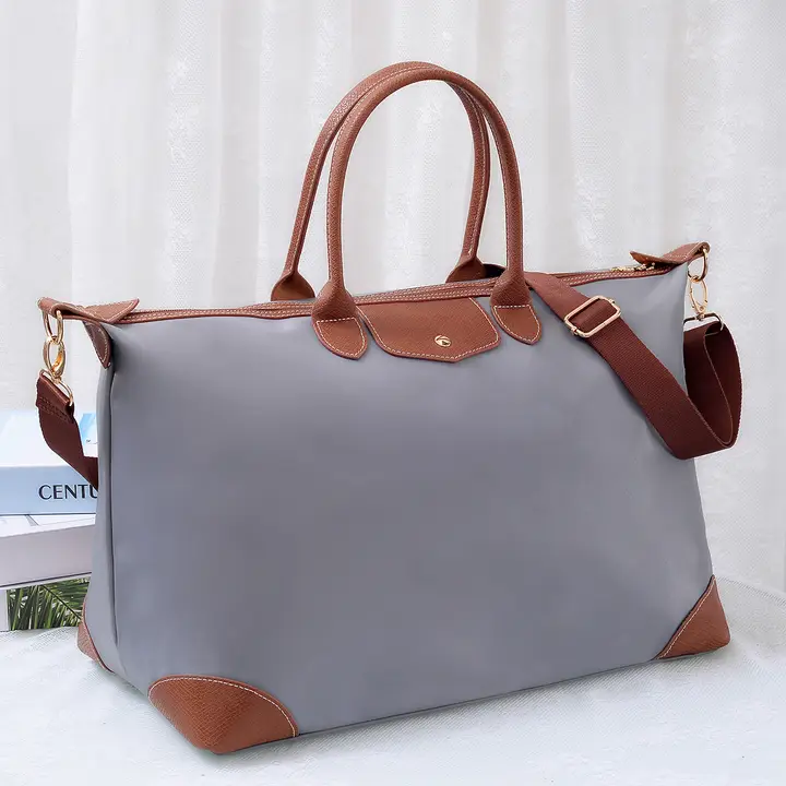 HM786 Nylon Flap Overnight Duffle Bag