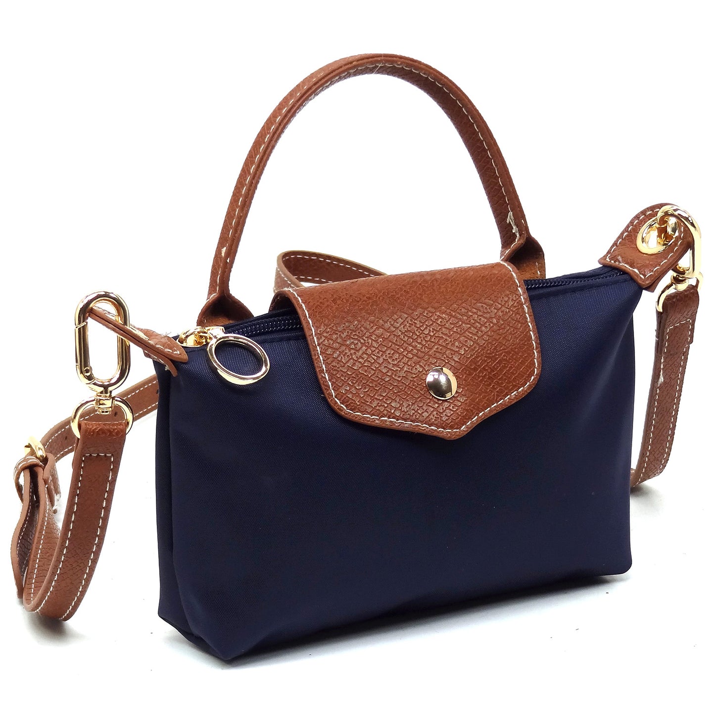 HM781 Nylon Flap Crossbody Bag