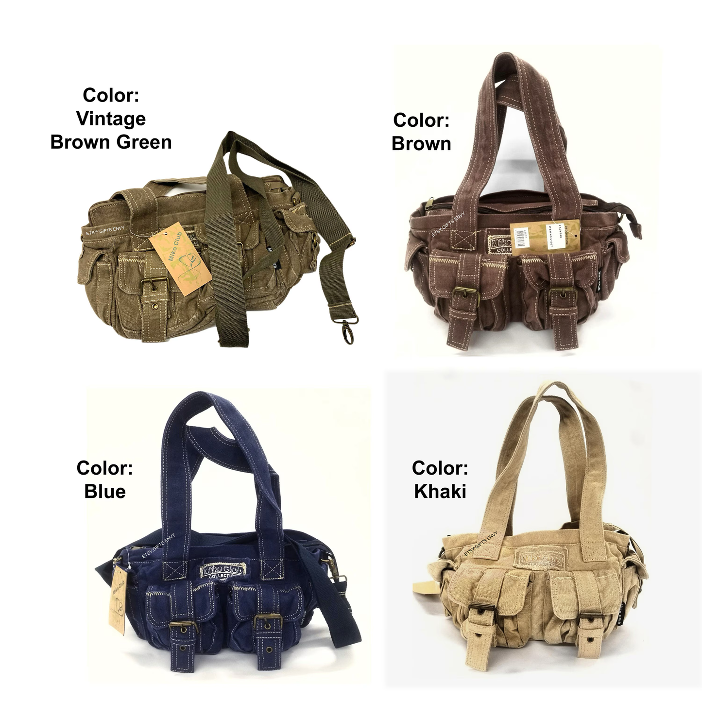 L1007 SMALL 12 INCHES WIDTH CANVAS MIKO CLUB