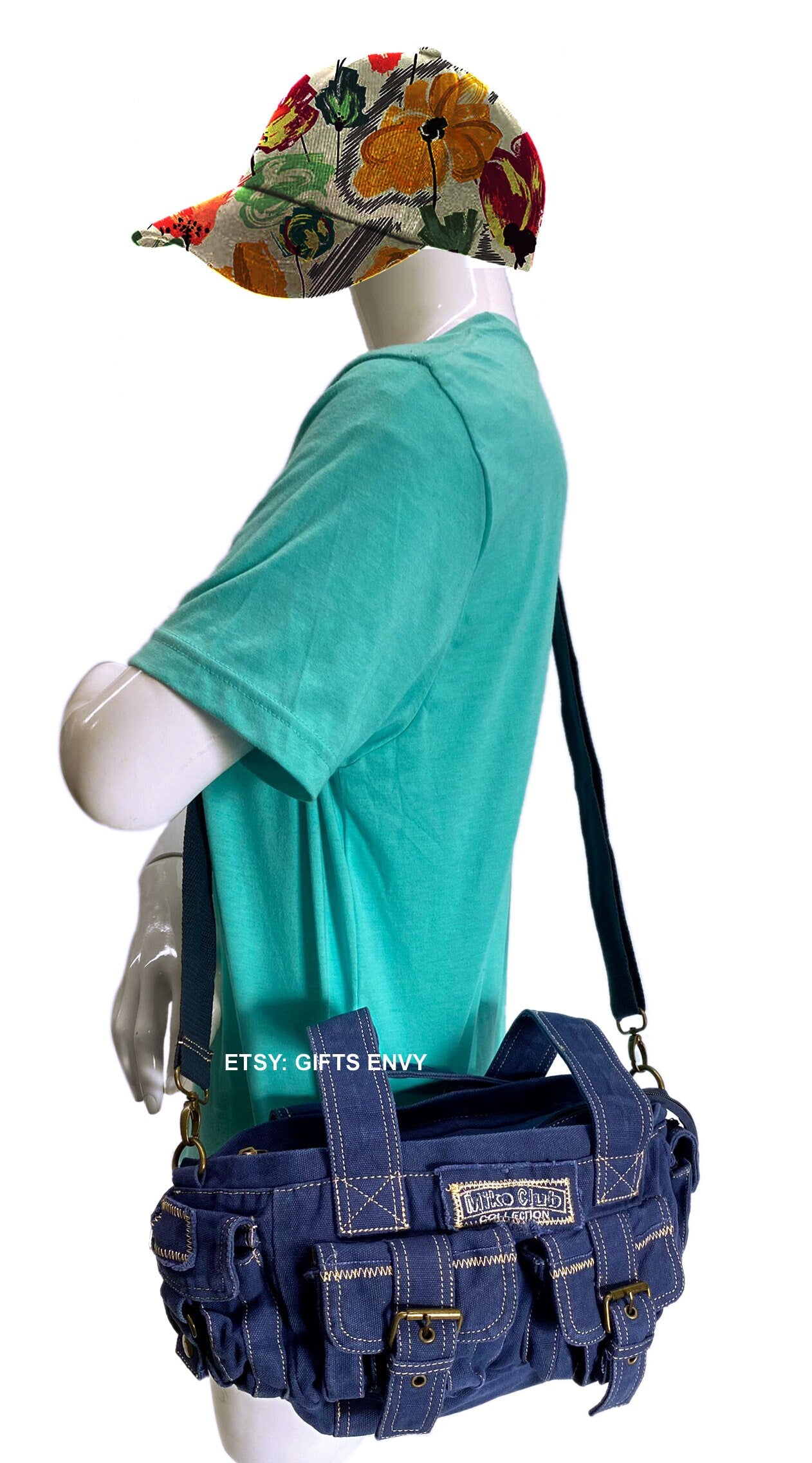 L1007 SMALL 12 INCHES WIDTH CANVAS MIKO CLUB