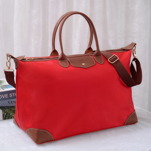 HM786 Nylon Flap Overnight Duffle Bag