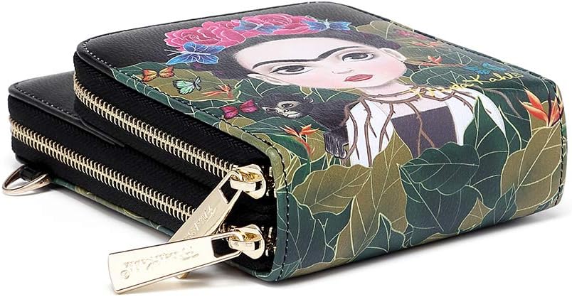Frida Kahlo Cartoon Collection Cellphone Cross Body Bag with Wrislet