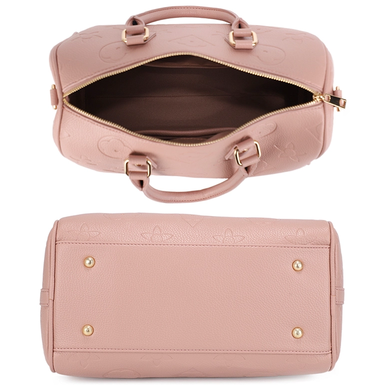 US-31291 3In1 Monogram Design Satchel W Matching Bag Wallet