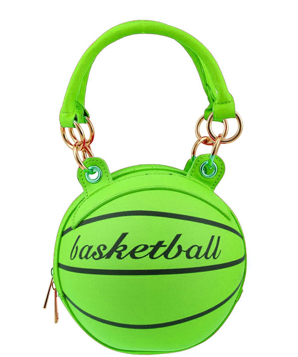 6673 Basket Ball Shape Shoulder Bag