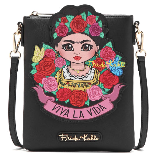 FA408 Frida Kahlo Crossbody Bag
