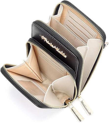 Frida Kahlo Cartoon Collection Cellphone Cross Body Bag with Wrislet