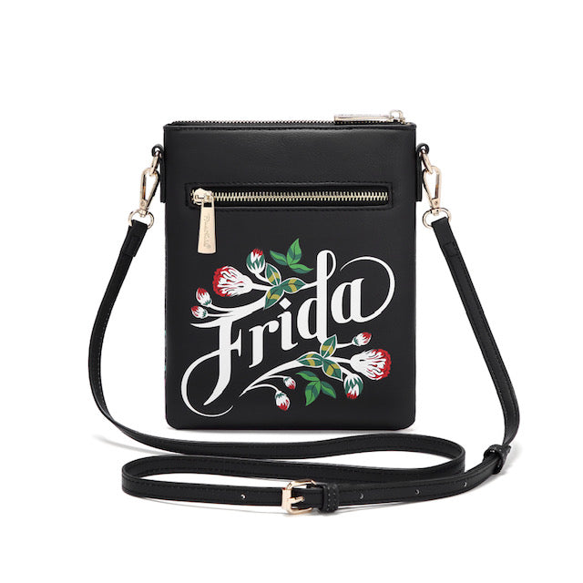 FA408 Frida Kahlo Crossbody Bag