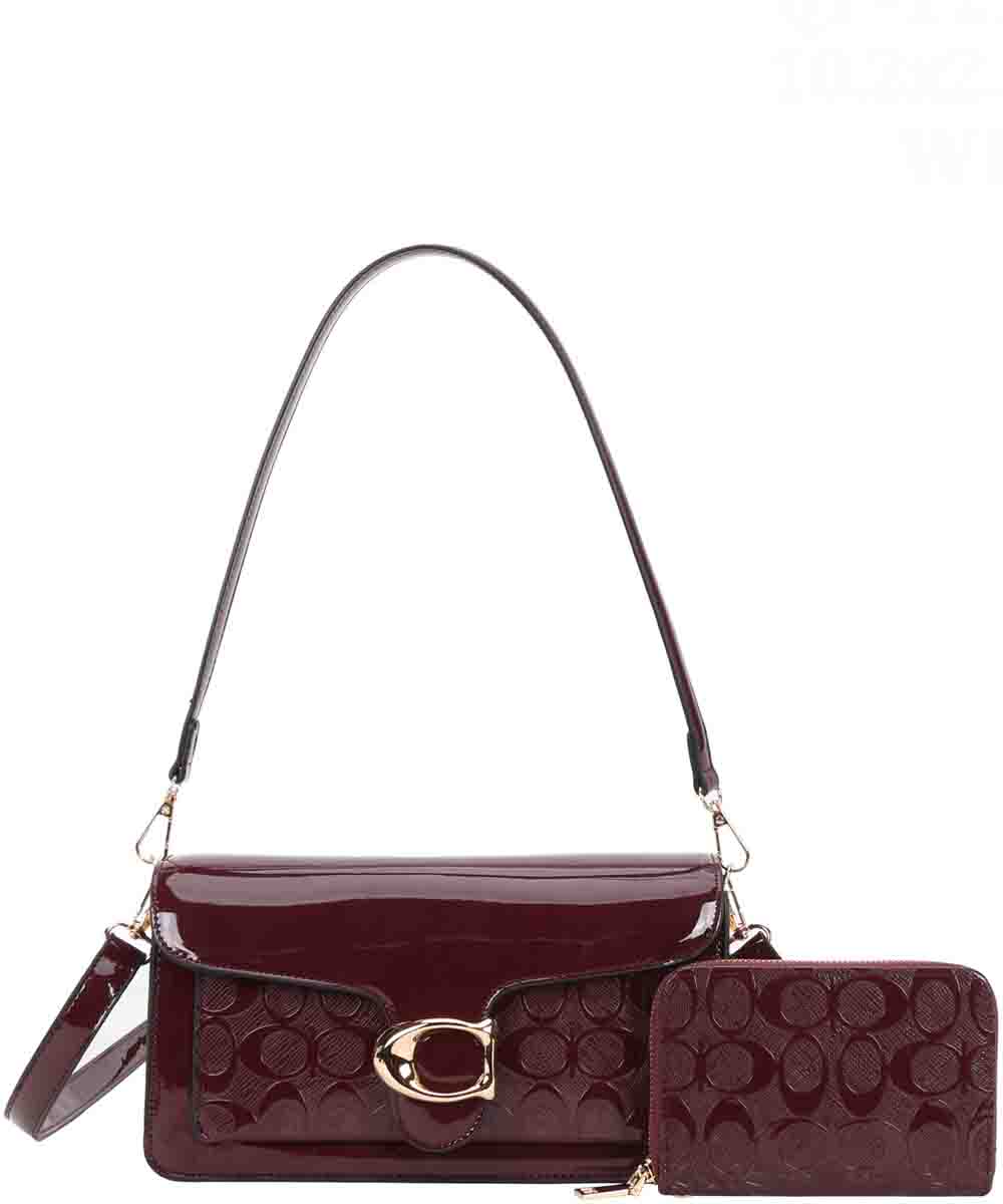 QP-1225-A Fashion Shoulder Bag With Wallet Set