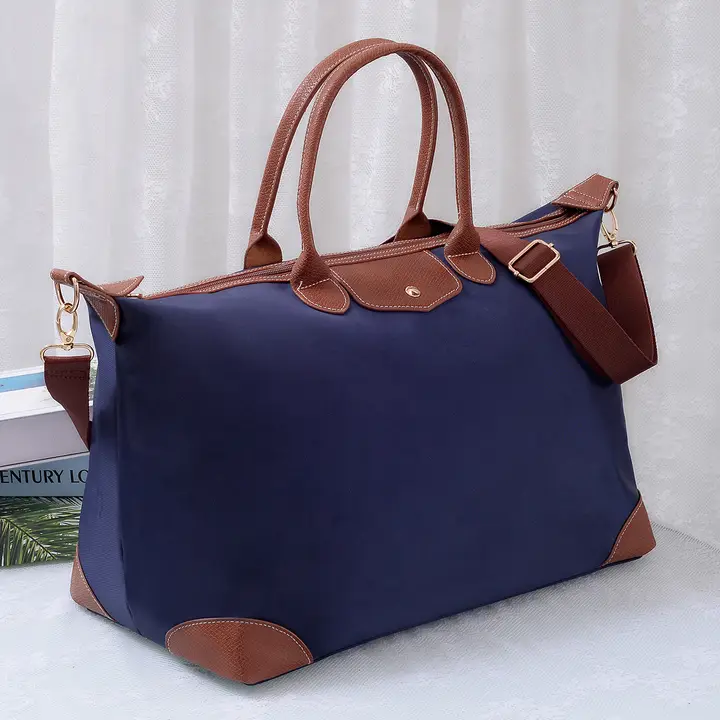 HM786 Nylon Flap Overnight Duffle Bag