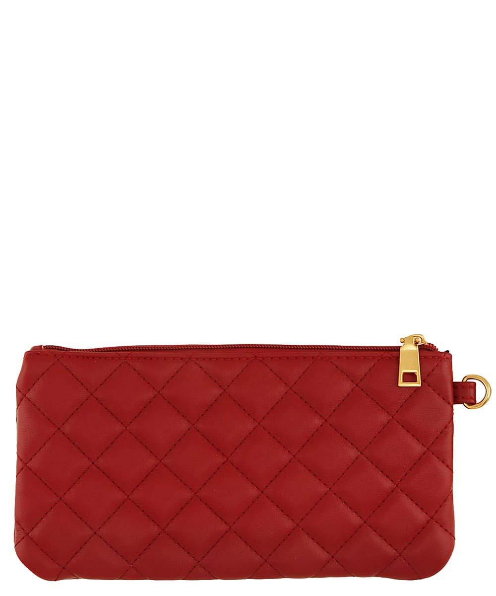Diamond Quilted Logo Oversized Shoulder Bag P6901