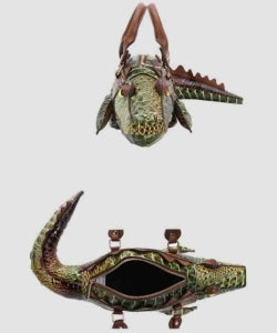 Funny Crocodile Shaped Shoulder Bag PTS-25601